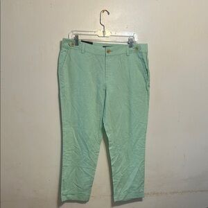 Banana Republic Green Capris Lightweight Casual